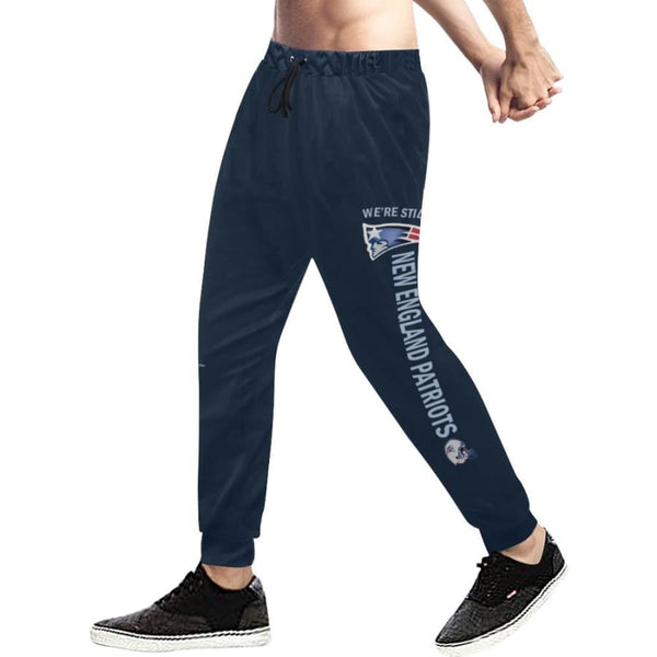 New England Patriots 6x Champs Mens Casual Sweatpants Navy Blue |SB LIII Jogger Pants