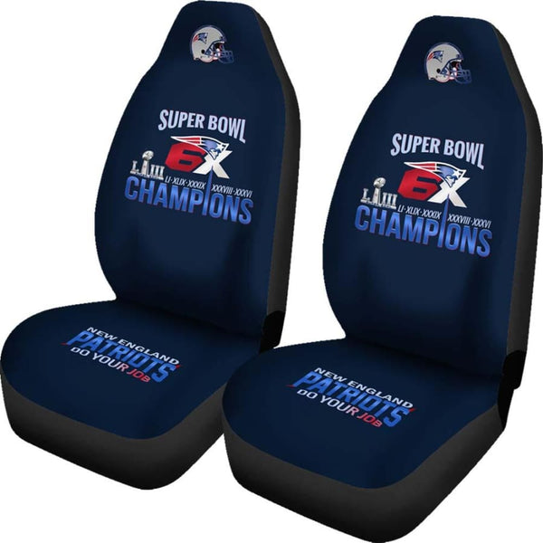 New England Patriots Car Seat Covers 2pcs | Do Your Job Cover Set