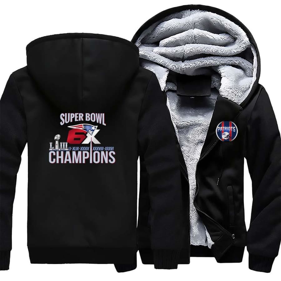 Patriots 6x champions hoodie cheap
