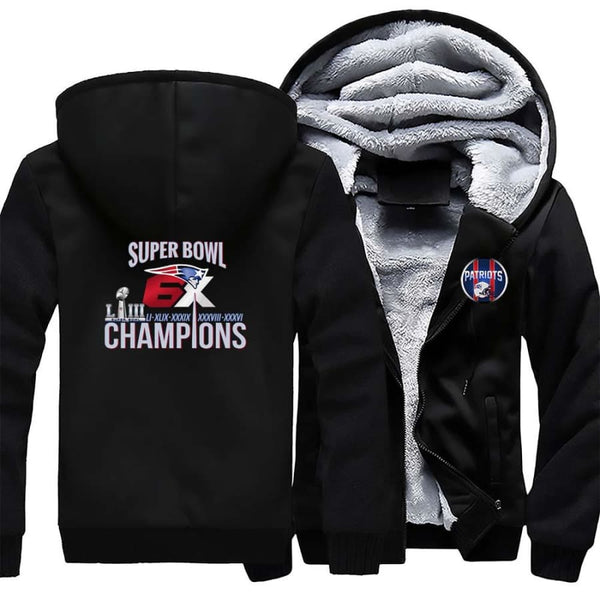 New England Patriots Jacket|6x Super Bowl Varsity Jackets (4 Colors)
