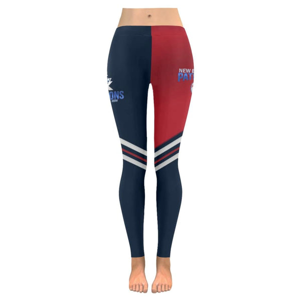 New England Patriots Leggings Colorblock Stripe| 6x Champs Yoga Pants