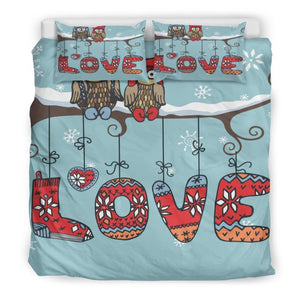 Owl Love Bedding Set|Owl Twin/ Queen/ King Size - Set