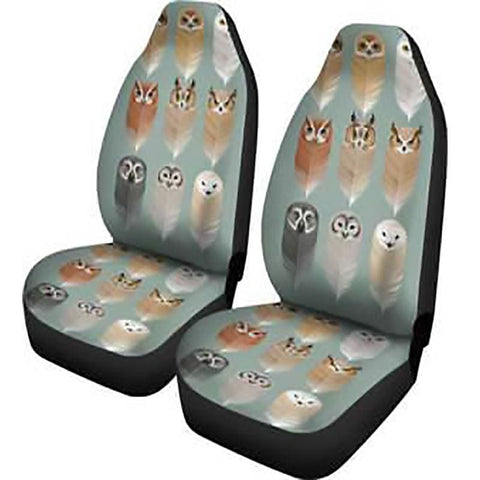 Owl SPIRIT Car Seat Covers 2pcs | Pet - OWL CAR SEAT COVERS
