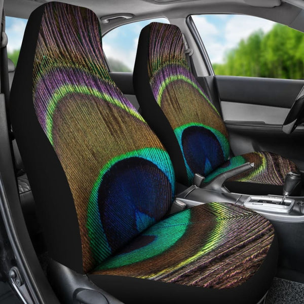 Peacock Car Seat Covers | 2pcs