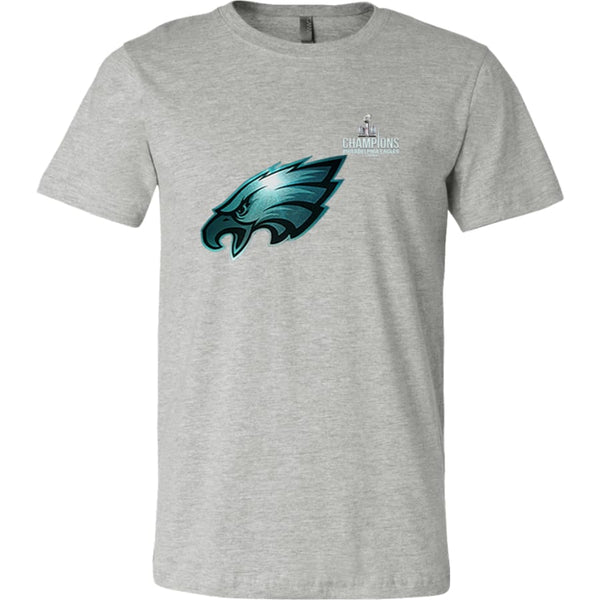 Philadelphia Eagles Shirt| NFL Eagles Super Bowl Champs Shirt Mens Womens - Canvas Mens Shirt / Athletic Heather / Front