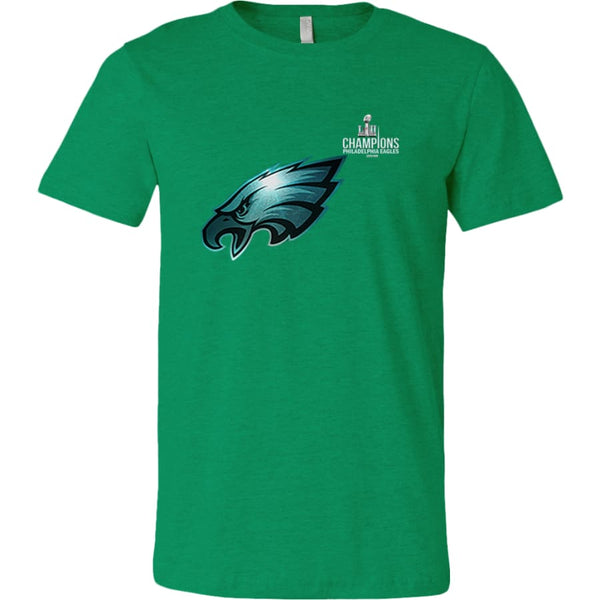 Philadelphia Eagles Shirt| NFL Eagles Super Bowl Champs Shirt Mens Womens- Canvas Mens Shirt / Heather Kelly / Front