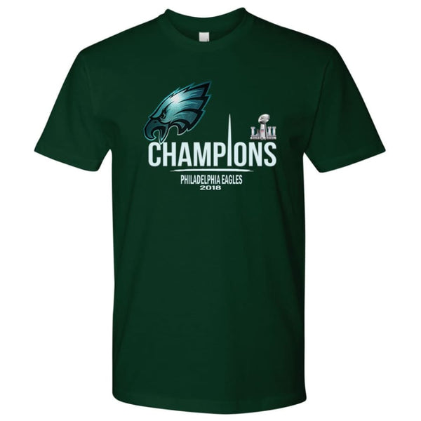 Philadelphia Eagles Shirt Mens| Super Bowl Champs Shirts (15 Colors) - Next Level Mens / Forest Green / S