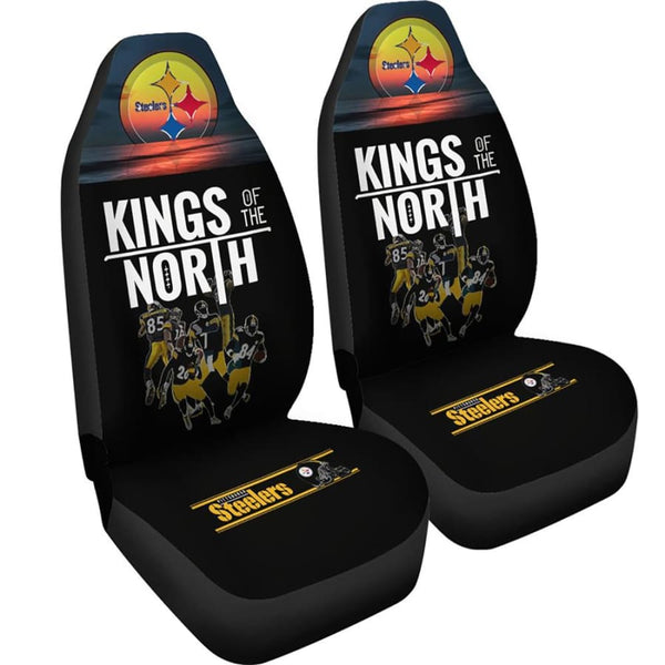 Pittsburgh Steelers Car Seat Covers 2pcs | Kings Of The North