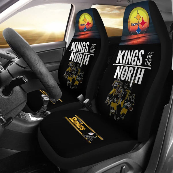 Pittsburgh Steelers Car Seat Covers 2pcs | Kings Of The North