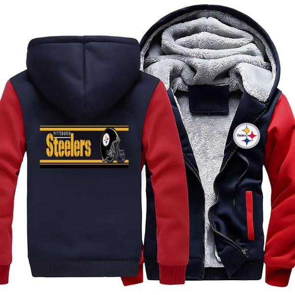 Pittsburgh Steelers Jacket|Steelers Varsity Jackets|Pullover (4 Colors)