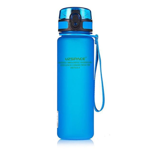 Protein Shakes Sports Water Bottle - 650ml / Blue