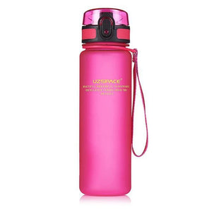 Protein Shakes Sports Water Bottle - 650ml / Pink