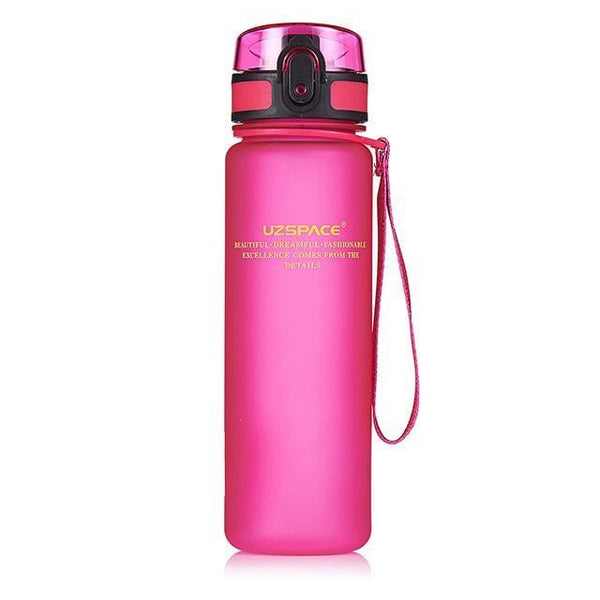 Protein Shakes Sports Water Bottle - 650ml / Pink