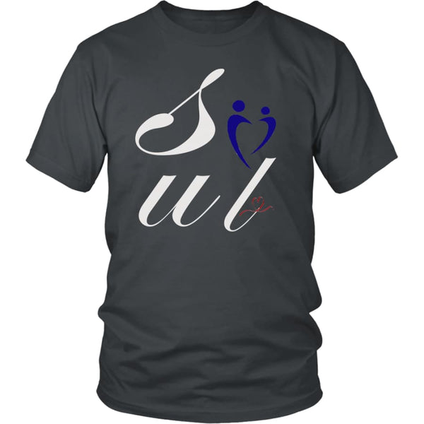 Soul (Mate) - Unisex Valentines Lover Shirt (11 colors) - District / Charcoal / S