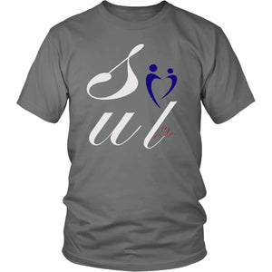 Soul (Mate) - Unisex Valentines Lover Shirt (11 colors) - District / Grey / S