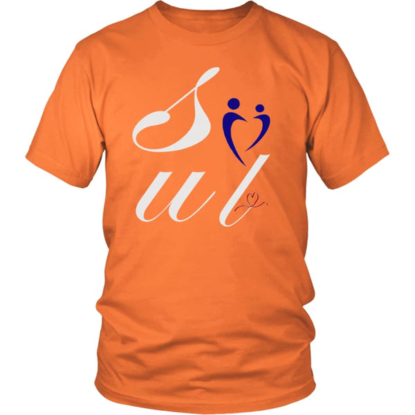 Soul (Mate) - Unisex Valentines Lover Shirt (11 colors) - District / Orange / S