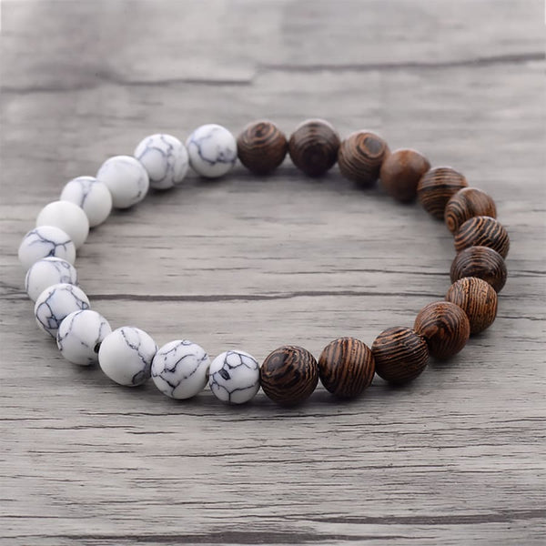 Wood Prayer Beads Bracelets For Men Women Meditation Healing - 2